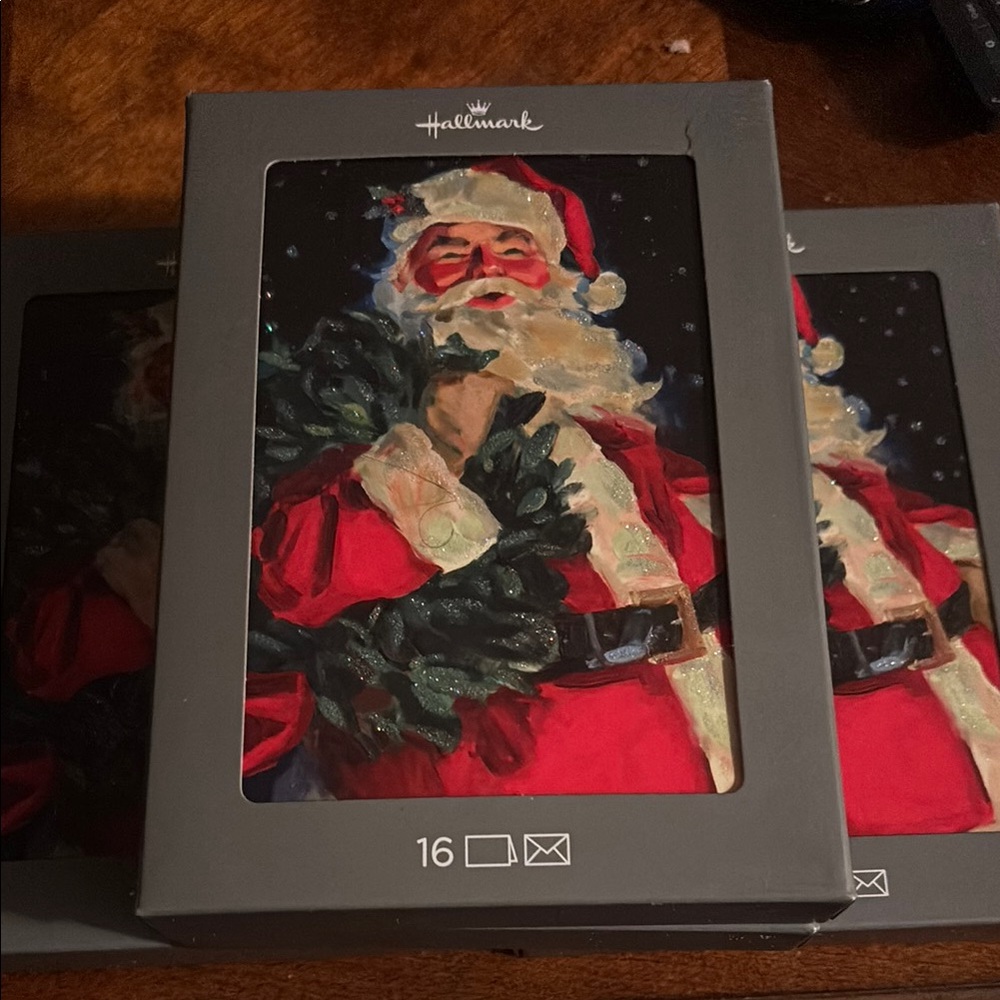 Hallmark Santa Christmas Cards